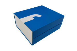 Rigid box with magnets